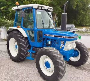 Tracteur Ford 7610 4WD d'occasion prêt à l'exportation, haute productivité, 70 CV, avec pompe et boîte de vitesses, prix direct usine bas - Product Image 2