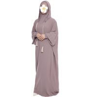 Vestido de Gala Modesto Dubai 2024, Abaya Kaftan con Bordado a Mano, Diseño Marroquí, Tela de Organza Ecológica Antiarrugas, Vestido Tipo Capilla