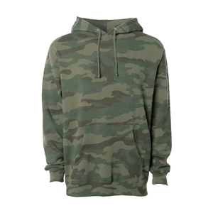 OEM Design de logo personnalisé Sweats à capuche pour hommes coupe régulière 100% coton molletonné camouflage avec impression de graphiques personnalisés partout - Product Image 1