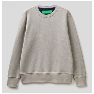 Sweat-shirt de coupe décontractée en polaire de haute qualité avec logo personnalisé pull en coton sweat-shirt à col rond lourd pour hommes - Product Image 6