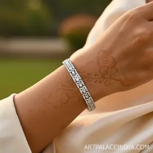 Pulsera de Plata 925 con Cuentas de Circonio para Mujer, Regalo Moderno y Joyería para Aniversario de Bodas - Product Image 3