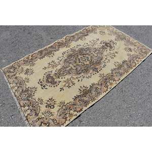 Alfombra turca Vintage Floral Beige clásica área grande 390X670cm respaldo de látex de lana abstracto para adolescentes pasillo rectangular - Product Image 2
