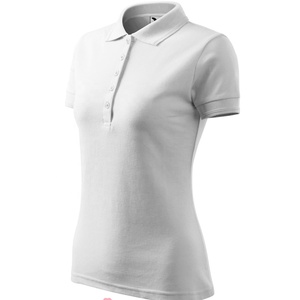 Polo de golf para mujer de último diseño, sublimación personalizada, manga corta, estampado de patrón de punto transpirable - Product Image 6