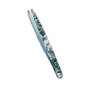 Pinzas para cejas puntiagudas de acero inoxidable ligeras y ecológicas de primera calidad, reutilizables, profesionales, OEM, ODM, proveedor, logotipo personalizado - Product Image 6