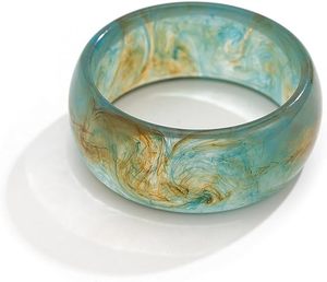 Joyería de moda hecha a mano, brazalete de resina, brazaletes grandes, brazalete de resina, pulsera gruesa, accesorios de moda - Product Image 1