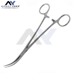 คีมตัดหลอดเลือดแบบโค้ง 1×2 ฟัน 20.0 ซม. คีมผ่าตัดและเครื่องมือคีมสแตนเลสสำหรับการผ่าตัดระดับมืออาชีพ - Product Image 5