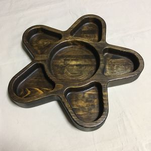 Vente en gros Plateau en forme de feuille d'amande de haute qualité Corbeille à fruits à eau tressée pour plateau de service Combinaisons multiples de noix - Product Image 6