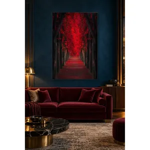 Impression sur toile Fida Red Leaf Tree Tunnel - Product Image 5