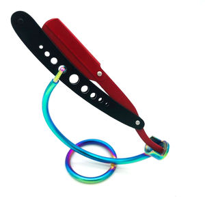 OEM Acceptable Custom Handle Barber <b>Razors</b> Eco Friendly Face Shaving Stainless Steel Single Edge Folding <b>Razor</b> <b>Men</b> - Product Image 3