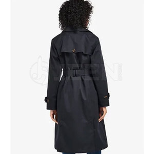 เสื้อเทรนช์โค้ทสำหรับผู้หญิงเสื้อโค้ทขนยาวแฟชั่นใหม่ - Product Image 4