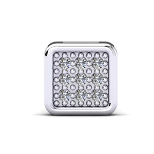 925 <b>Silver</b> Round Cut Lab Grown Diamond <b>Stud</b> <b>Earring</b> for <b>Men</b> Classic Minimal Design for Wedding or Party - Product Image 3