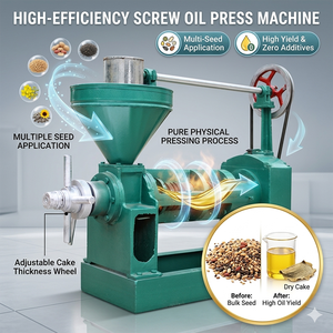 6YL Automatic <b>Oil</b> Press High <b>Oil</b> Yield Cold & Hot Pressing Peanut <b>Oil</b> Making <b>Machine</b> Complete Production Line for Sale - Product Image 1