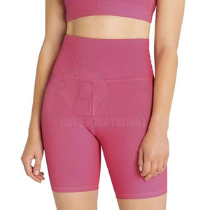 กางเกงกีฬาขาสั้นสำหรับผู้หญิง,กางเกงเอวสูงไร้รอยต่อสำหรับใส่ในฤดูร้อนใส่ไปยิมกระชับก้นกางเกงขาสั้นใส่เล่นฟิตเนสเล่นกีฬา - Product Image 1