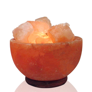 Charger USB Natural <b>Crafts</b> Fire Bowl Lucky Lamp From Pakistan Pink Stone Manufacture Price <b>Wooden</b> Base Himalayan Salt Lamps - Product Image 6