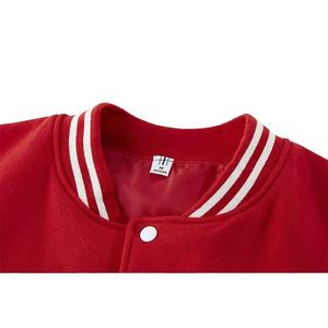 แจ็กเก็ตบอมเบอร์ขนแกะสไตล์เท่สำหรับผู้ชายแจ็คเก็ตฤดูหนาวกระดุมไซส์พิเศษสำหรับ2024 - Product Image 4