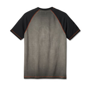 Camiseta informal con hombros raglán para hombre, 100% de algodón, calidad Premium con diseño de logotipo personalizado personalizable, camisetas sólidas en blanco - Product Image 2