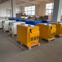 Petit Groupe Électrogène Diesel Super Silencieux Portatif pour Usage Domestique 5kVA 8kVA 10kVA 15kVA