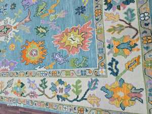 Tapis KNOT en laine noué à la main, moderne, à poils ras, avec dos antidérapant en coton pour salon et chambre à coucher - Product Image 6