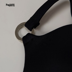 Conjunto de Bikini de 2 Piezas de Alta Calidad en Algodón/Fibra de Bambú, Color Sólido Personalizado, Cintura Alta, Tanga Sexy de Secado Rápido, Venta al Por Mayor - Product Image 6