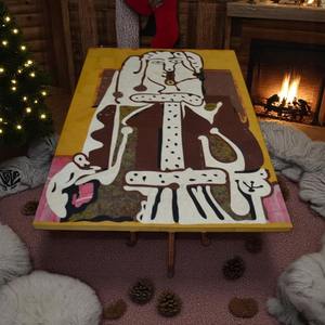 Mesa de mármol rectangular de Arte Moderno Premium con trabajo de incrustaciones Mesa de comedor de mármol contemporáneo Superficie Decoración para el hogar - Product Image 2