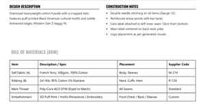 Sudadera con Capucha Heritage, Sudadera Prémium para Hombre, Ropa Urbana de Diseñador, Estilo Viral, Estampado Grueso, Prenda Cultural - Product Image 6