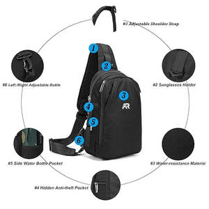 Bolso Bandolera Funcional 2026 con Compartimento y Bolsillo Frontal de Fácil Acceso - Product Image 4