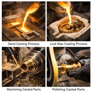 Fabricante de Fundición de Latón Personalizada para Accesorios, Manijas y Accesorios Industriales, Piezas de Latón de Precisión OEM/ODM - Product Image 5