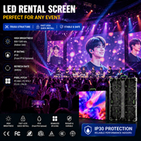 Pantalla LED de Alquiler TOPvision de 500x500 mm, Gabinete de Aluminio Fundido a Presión, Instalación Rápida para Eventos y Escenarios