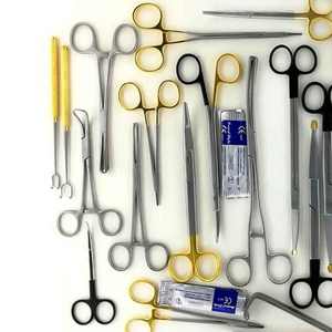 Juego de instrumentos de cirugía de abdominoplastia, caja de acero inoxidable de 36 piezas, Manual esterilizable en autoclave de grado quirúrgico, certificado CE - Product Image 2