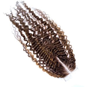 Juego de mechones de Color Ombre rizado Bumerse de pelo crudo de alta calidad con cierre y mechones para hacer pelucas 2025 - Product Image 4