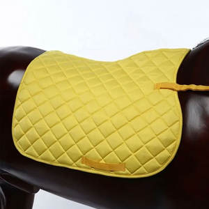 Almohadilla de salto transpirable personalizada, almohadilla de Sillín para salto ecuestre y equitación de obstáculos con diseños bordados - Product Image 4