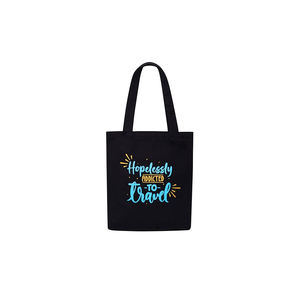 Nouvelle arrivée conception personnalisée sac fourre-tout réutilisable 100% pur coton avec logo personnalisé - Product Image 3