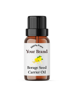 Aceite Portador de Semillas de Borraja de Grado Alimenticio OEM/ODM, Natural, Orgánico, Prensado en Frío, 100% Puro, para Cuidado de la Piel y el Cabello, Marca Privada, Venta al Por Mayor - Product Image 2