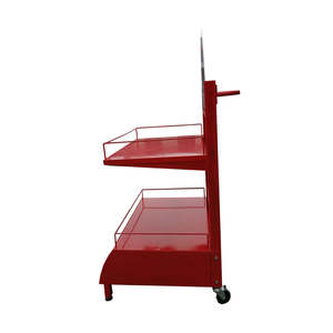 ชั้นแสดงสินค้าพร้อมส่วนหัวของแบรนด์ชั้นโลหะแบบแยกส่วนสำหรับขนมขบเคี้ยวผลิตภัณฑ์ FMCG ประกอบง่ายและสำหรับ - Product Image 4