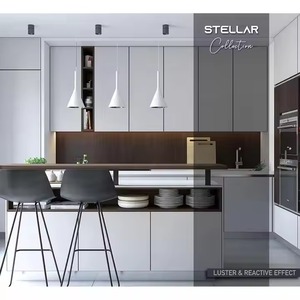 Stellar Collection Porcelana Acabamento Metálico Preto Telhas Cerâmica Digital 12x18in 30x45cm 300x450mm a taxa de fábrica - Product Image 1