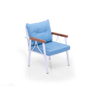 Ensemble de table et de chaises de balcon démontable en métal de fabrication turque, 4 pièces, meubles d'extérieur - Product Image 6