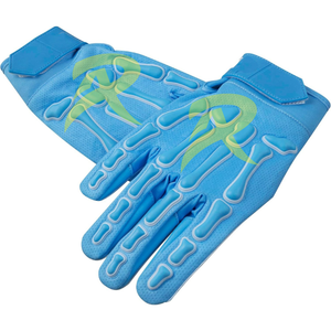 Top Professional Silicone Palm NonSlip Grip Control Full Finger American <b>Football</b> Gloves Customize Youth <b>Football</b> Receiver Glove - Product Image 1