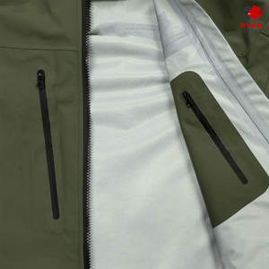 Chaqueta Softshell de Diseño Personalizado para Hombre, Cierre de Cremallera, Tejido Transpirable con Logotipo Personalizado, Servicio OEM - Product Image 4