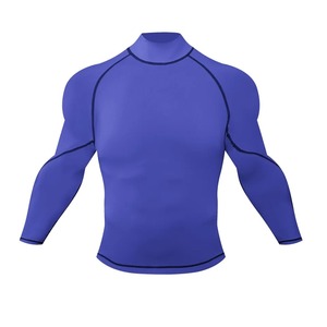 Camiseta de manga larga de compresión para correr para hombre, camiseta de entrenamiento de boxeo para gimnasio, camiseta de entrenamiento Mma Rash Guard - Product Image 5