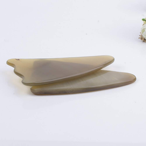 Cuerno de búfalo Herramienta facial Gua Sha Raspado Masaje y salud de la piel Fabricación más grande A costos razonables - Product Image 5