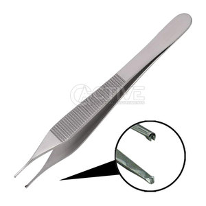 Pince à tissus Adson réutilisable en acier inoxydable Pince chirurgicale médicale Pince à tissus Adson de qualité supérieure - Product Image 2