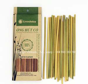 Hot Selling Ecofriendly Grass <b>Drinking</b> <b>Straw</b>/ Disposable Grass <b>Straws</b> Biodegradable High Quality in Vietnam From Eco2go - Product Image 2