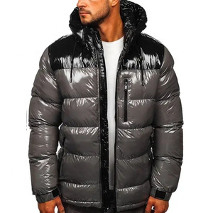 Custom <b>Winter</b> Heavy Weight Men's Padded <b>Waterproof</b> Puffer Jacket Men Warm Puffer <b>Coat</b> for Men's Cheap Price Puffer Jacket - Product Image 3