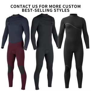 Combinaison de plongée unisexe personnalisée OEM en néoprène 3 mm à manches longues pour le surf, la natation et la plongée qui vous garde au chaud - Product Image 4