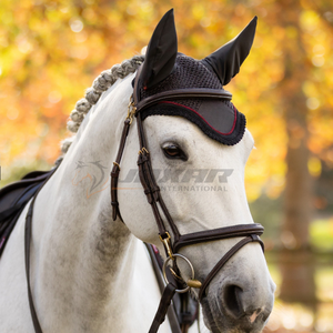 ผ้าคลุมหูม้าแบบถักโครเชต์ผ้าปิดหูสวยงามและซักได้น้ำหนักเบา - Product Image 3