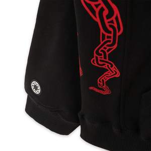 Sudadera estampada personalizada con capucha, sudadera extragrande de estilo hip hop para mujer, sudaderas recortadas en blanco - Product Image 2