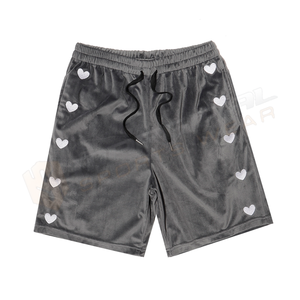 Venta al por mayor de los hombres de algodón Atlético gimnasio entrenamiento ejercicio sudaderas Casual Lounge polar pantalones cortos bolsillos High Street sólido Jogger - Product Image 5