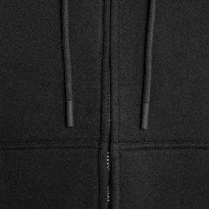 Sudadera con capucha de invierno de algodón 2024 personalizada para hombre, ropa de moda informal con cremallera y estampado en relieve, sudadera con patrón sólido, venta al por mayor 100% - Product Image 4