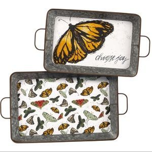 ถาดโลหะกลมทำมือราคาประหยัดถาดเสิร์ฟกาแฟที่ดูเรียบง่ายและน่าสนใจ - Product Image 6