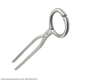 Probador de pezuñas reutilizable redondo grande con fórceps Propiedades Instrumentos veterinarios - Product Image 3